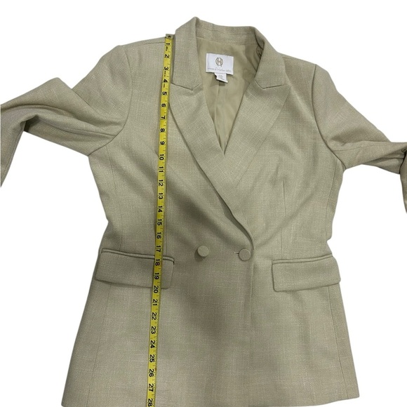 House of Harlow 1960 Double Breasted Light Green Blazer Size M Business Academia - Picture 4 of 8